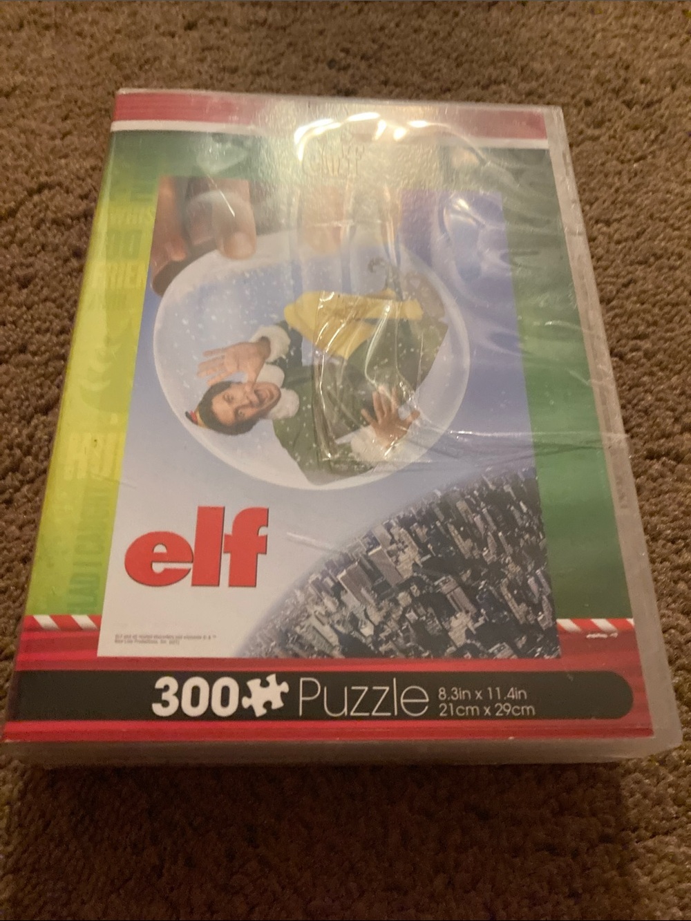 ELF 300-Piece Puzzle with Red Logo and Green Border